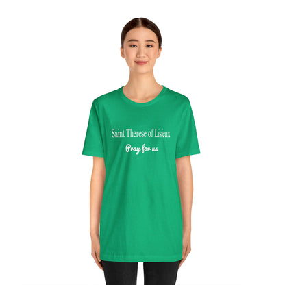 Saint Therese of Lisieux Unisex Jersey Short Sleeve Tee