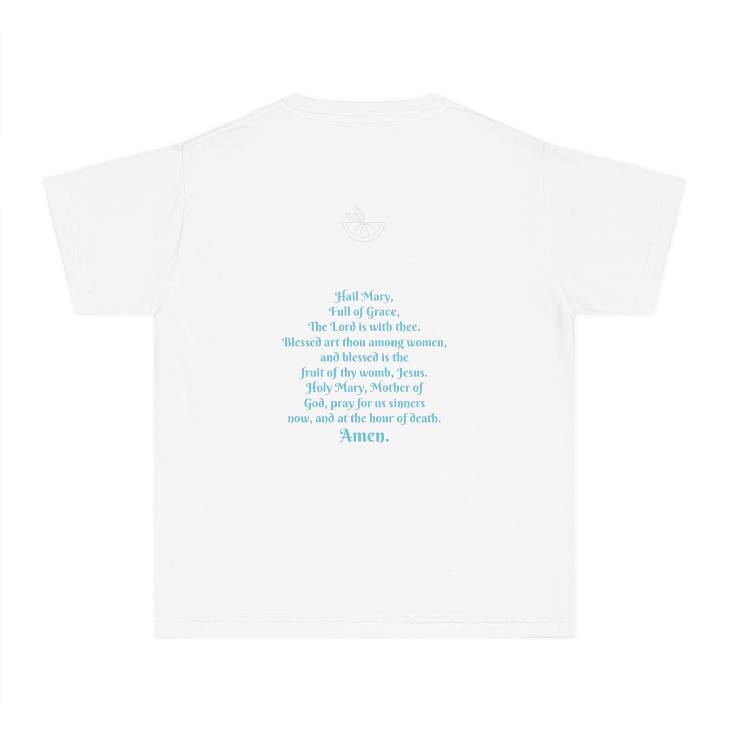 Hail Mary FoG w/prayer Youth Midweight Tee