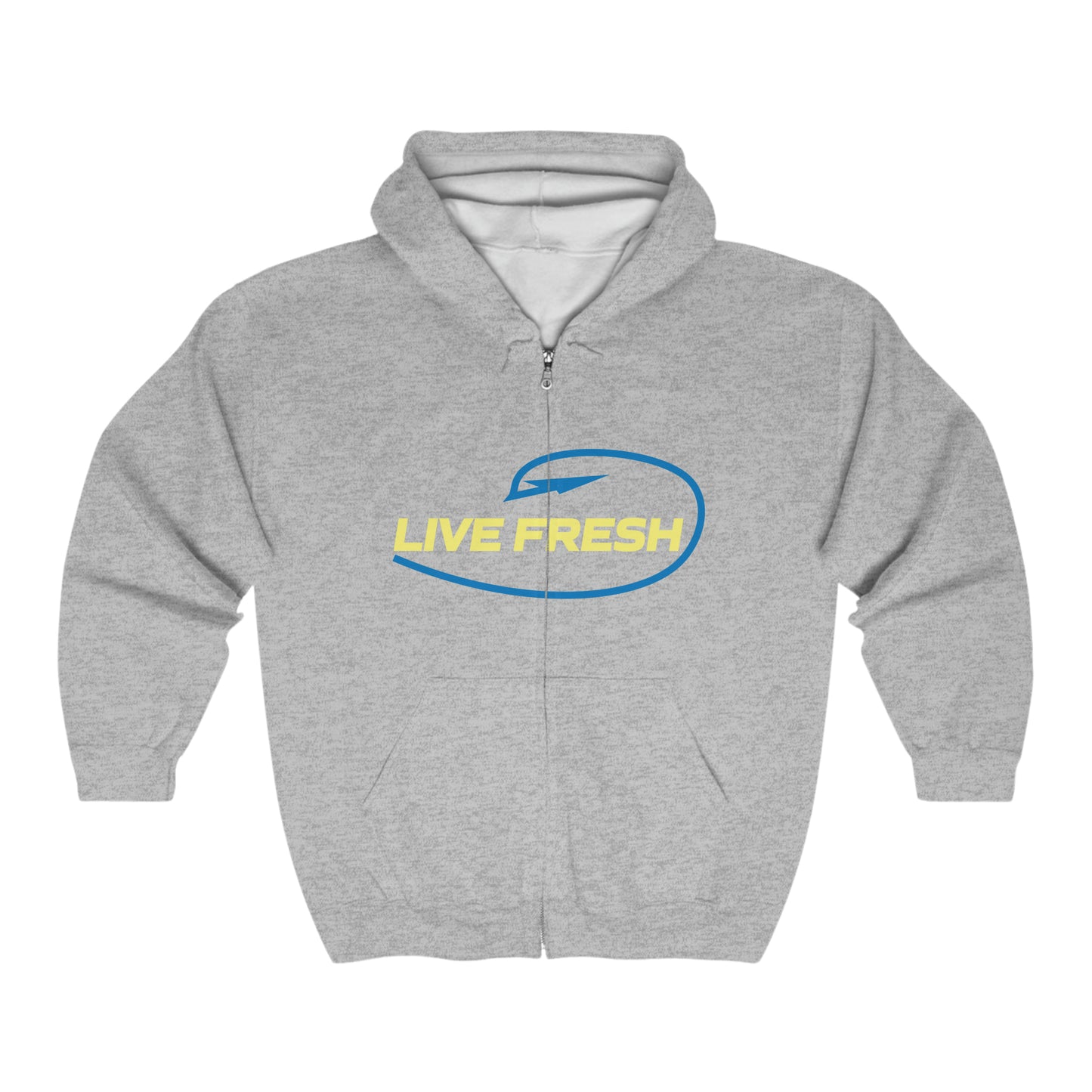 FCF Co. Live Fresh Unisex Heavy Blend™ Full Zip Hooded Sweatshirt