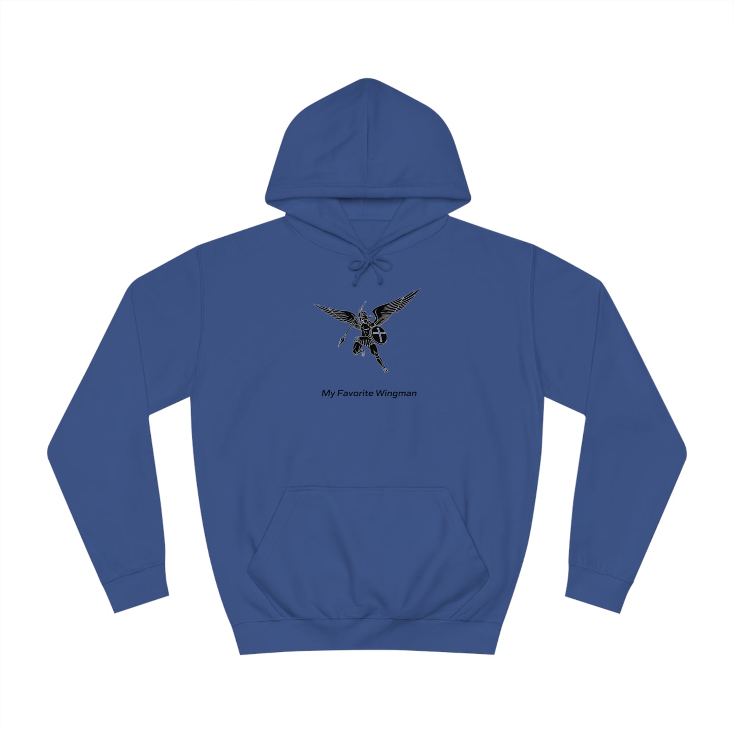 Archangel Saint Michael Wingman Unisex College Hoodie