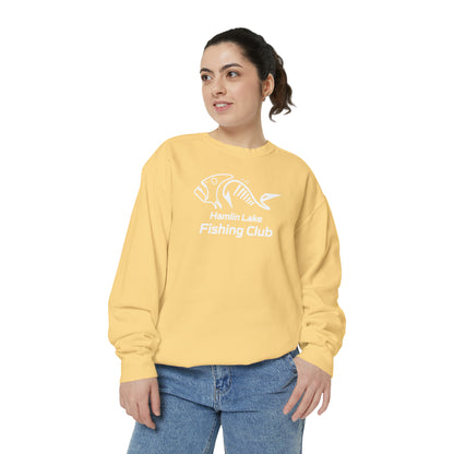 FCF Co. Hamlin Lake Fishing Club Unisex Garment-Dyed Sweatshirt