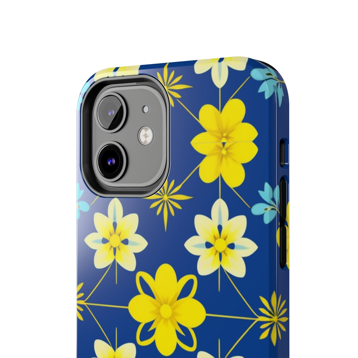 Vintage Yellow Flowers Tough Phone Cases