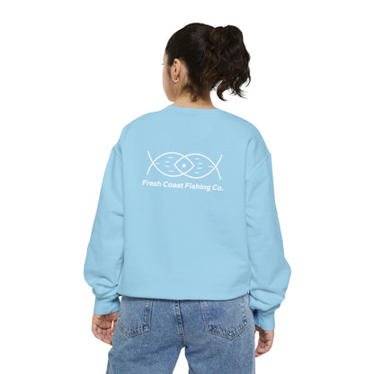 FCF Co. Hamlin Lake Fishing Club Unisex Garment-Dyed Sweatshirt