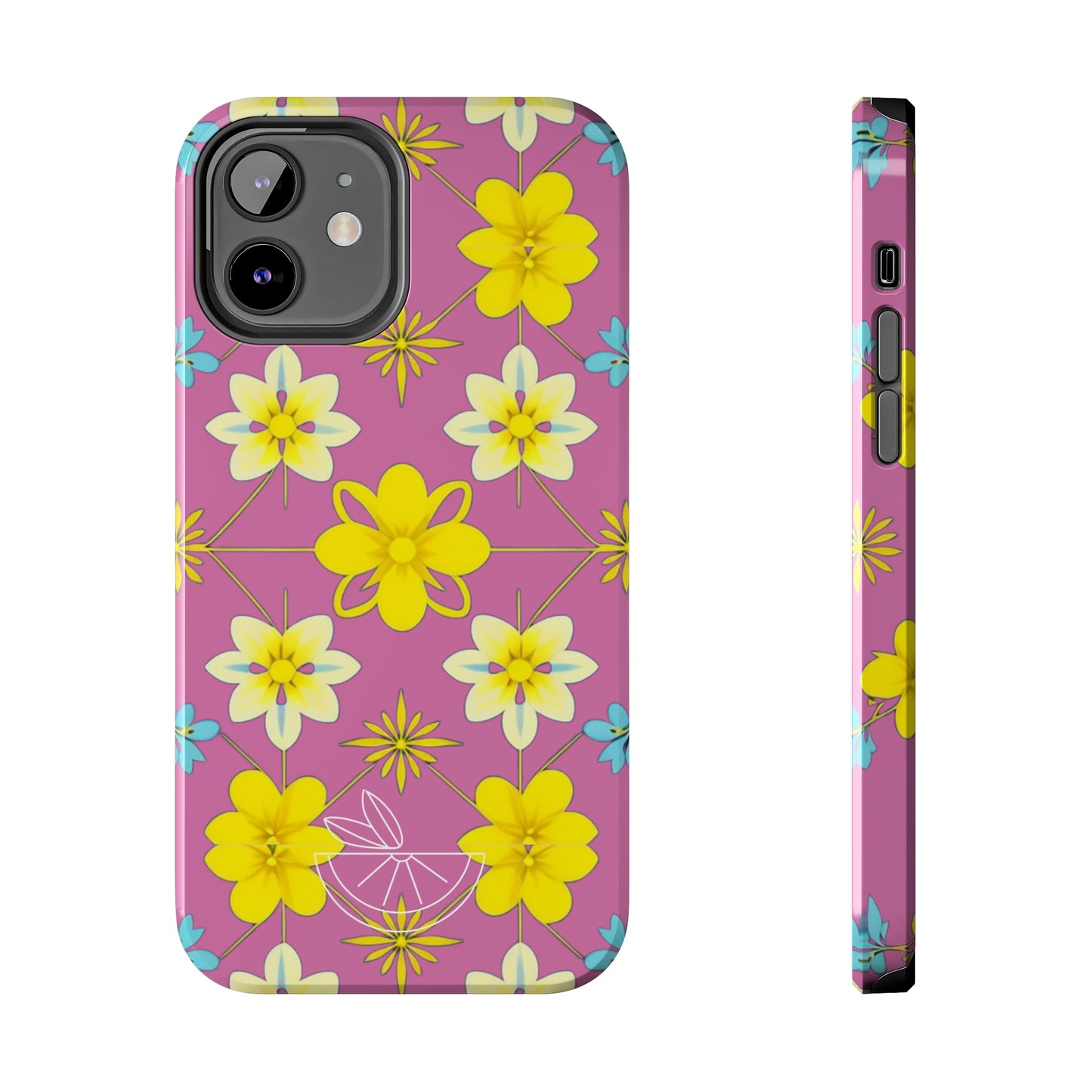 Vintage Yellow Flowers Tough Phone Cases