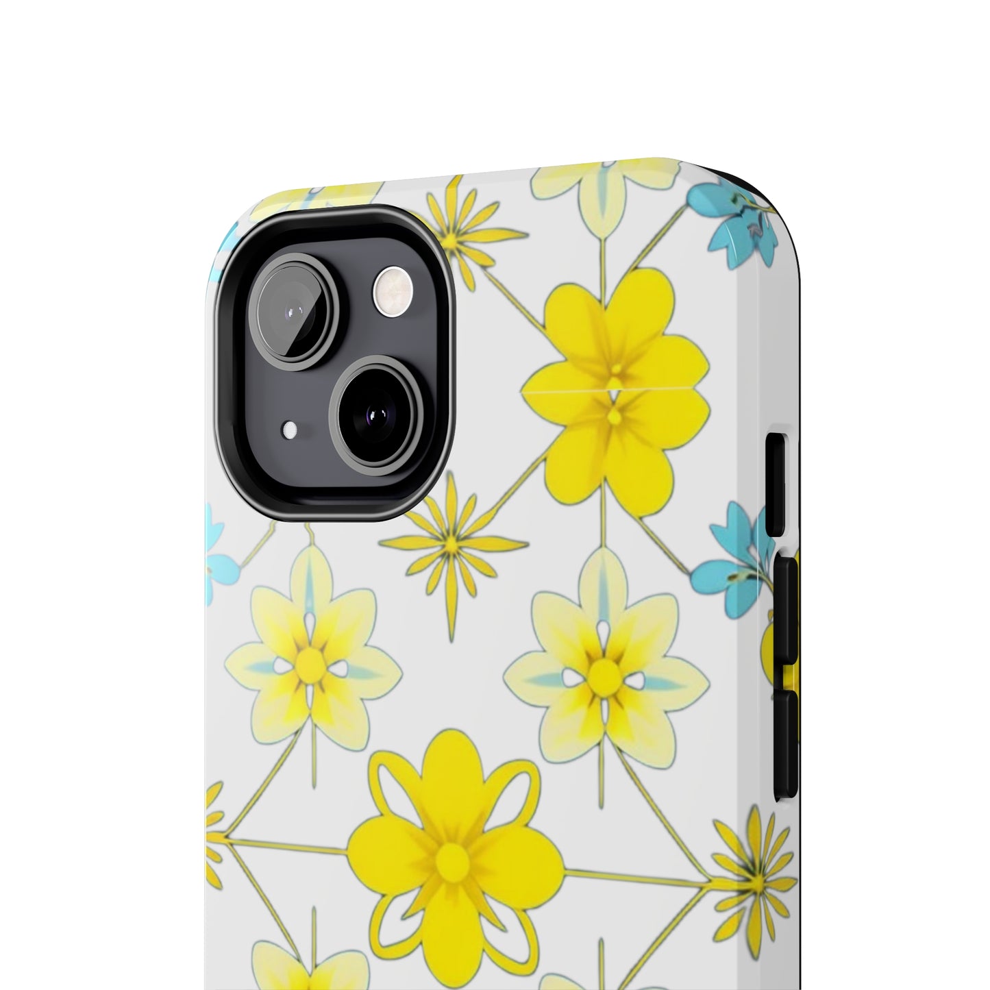 Vintage Yellow Flowers Tough Phone Cases