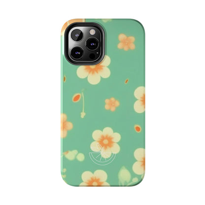 Vintage Coral flowers Tough Phone Cases