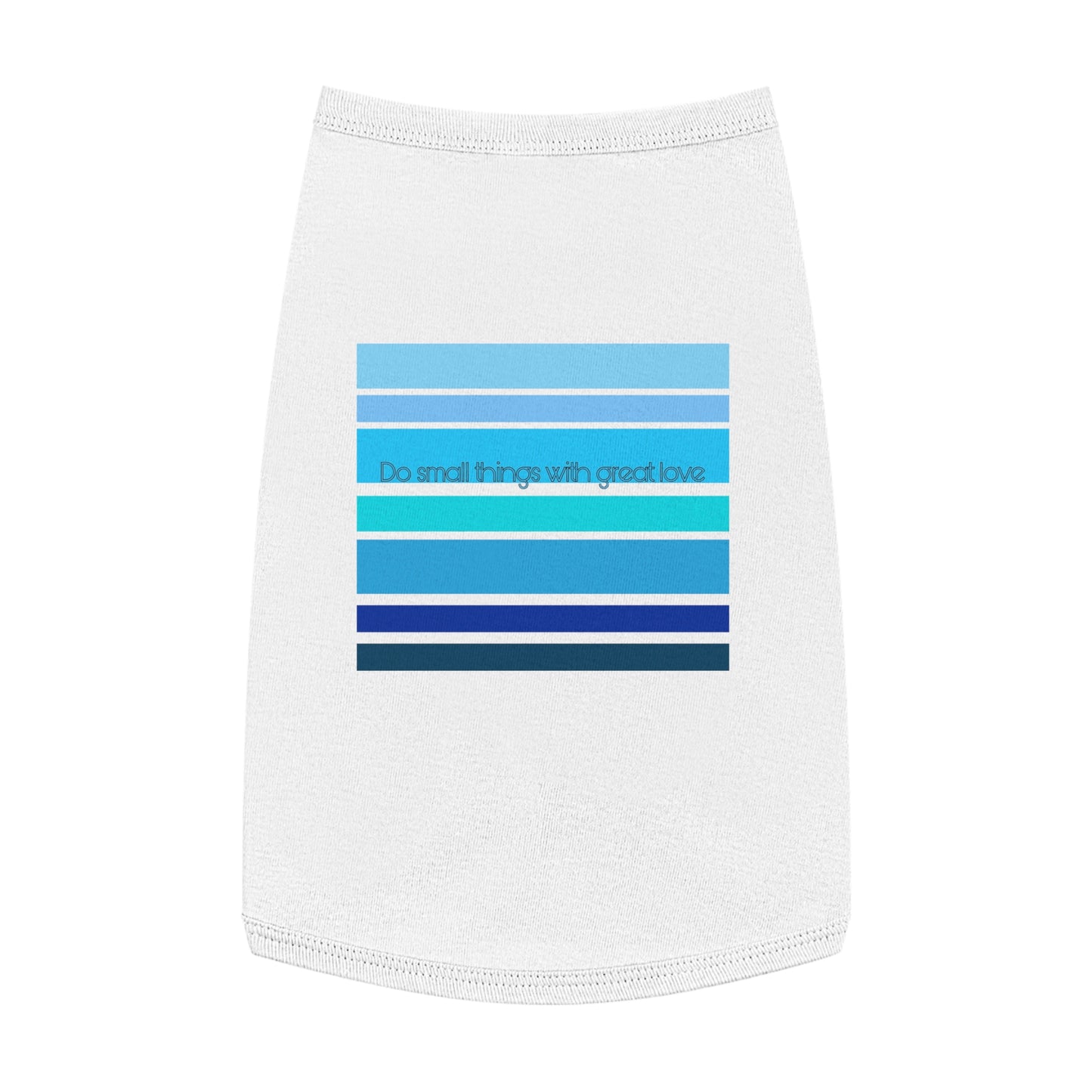 HLC Blue Stripes Pet Tank Top