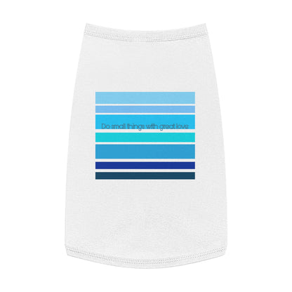 HLC Blue Stripes Pet Tank Top