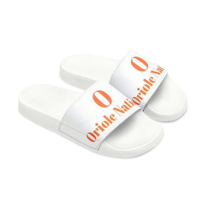 Orioles Fan Youth PU Slide Sandals