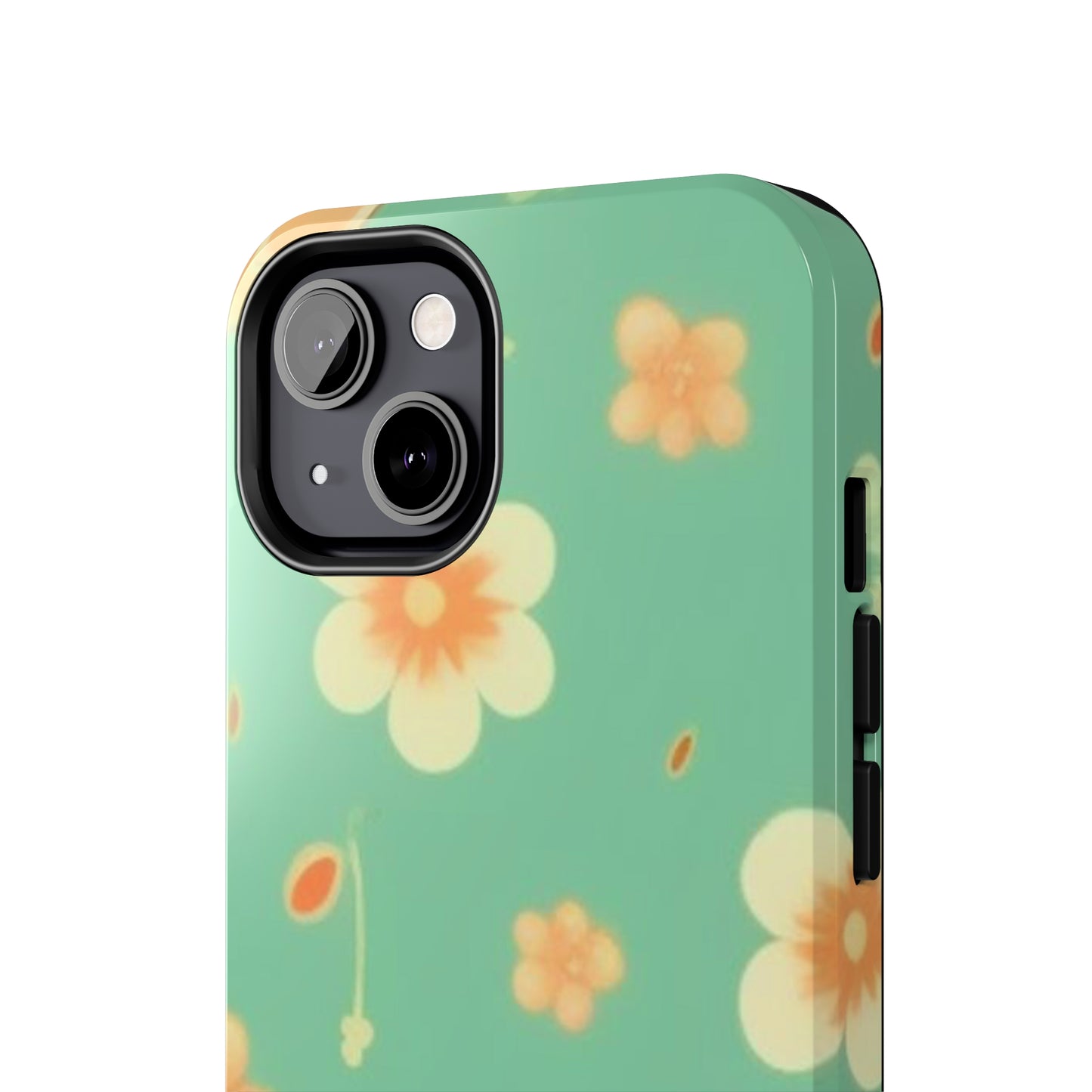 Vintage Coral flowers Tough Phone Cases