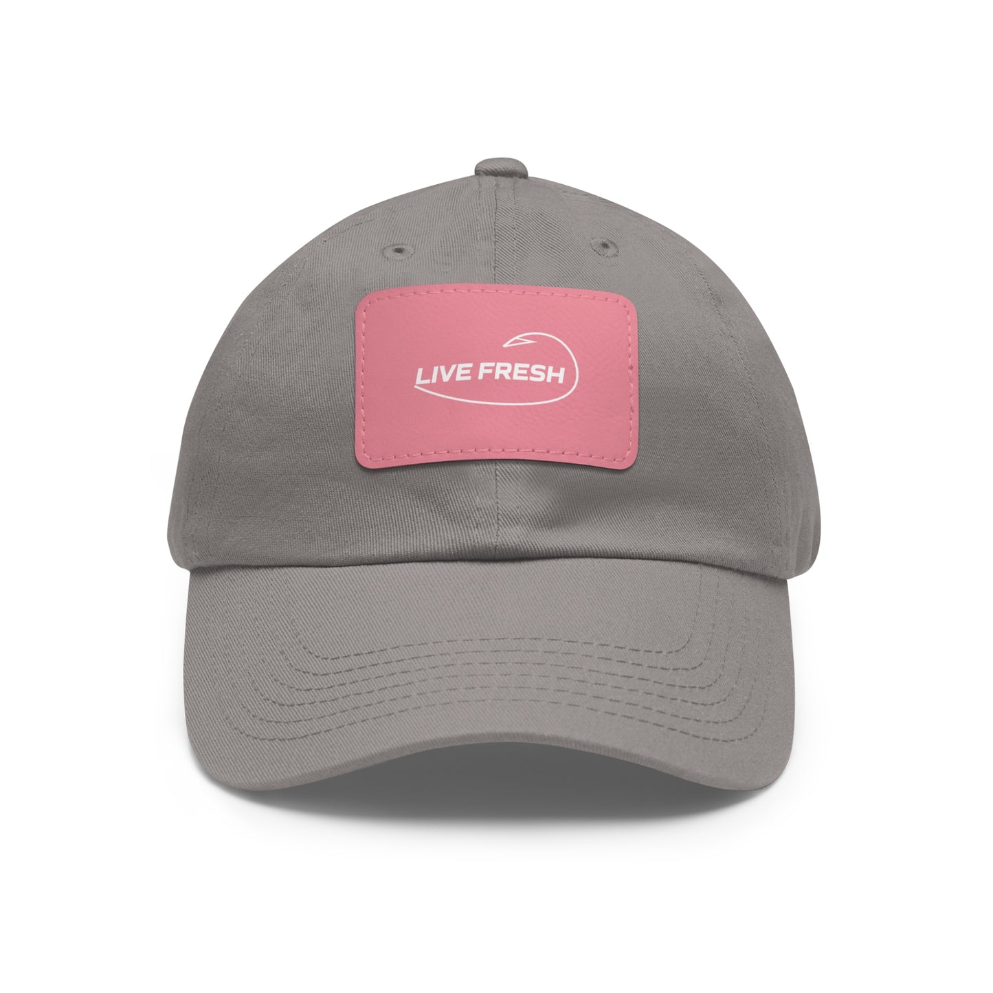 Fresh Coast Fishing Co. LIVE FRESH Hat with Leather Patch (Rectangle)