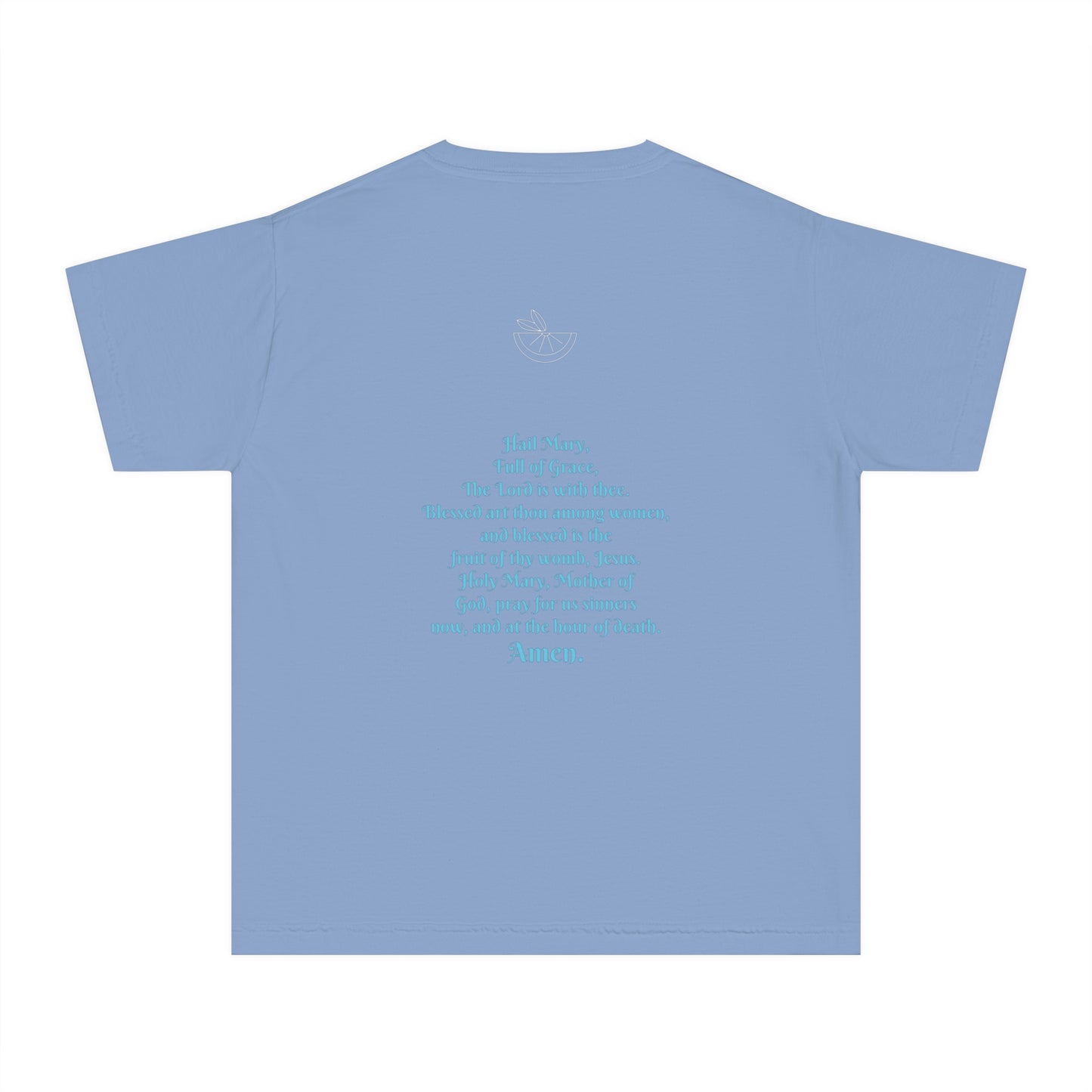 Hail Mary FoG w/prayer Youth Midweight Tee