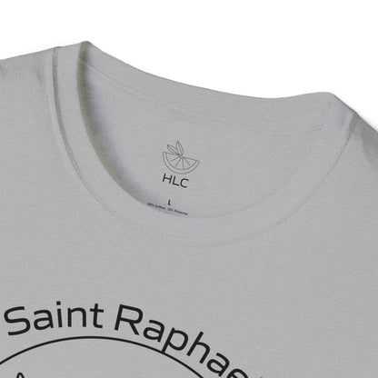 Archangel Saint Raphael w/ prayer Unisex Softstyle T-Shirt