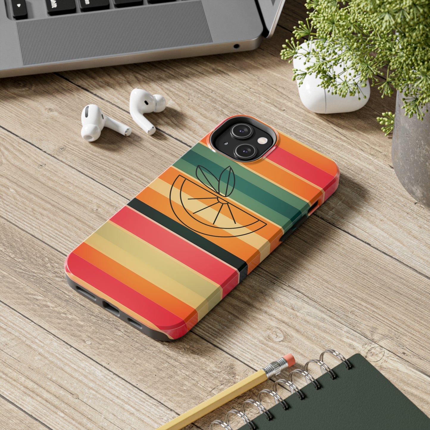 Vintage Stripes Tough Phone Cases