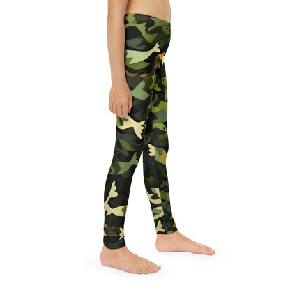 FCF Co. Fish Camo Youth Full-Length Leggings (AOP)