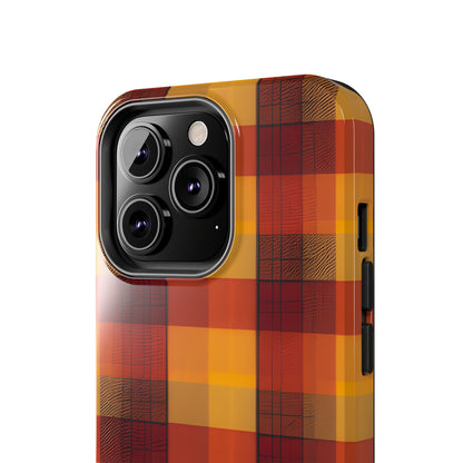 Vintage Fall Plaid HLC Tough Phone Cases