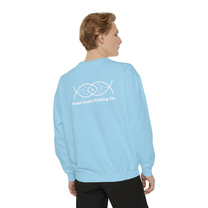 FCF Co. Hamlin Lake Fishing Club Unisex Garment-Dyed Sweatshirt