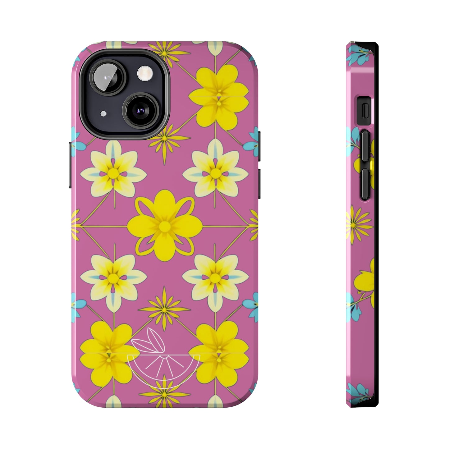 Vintage Yellow Flowers Tough Phone Cases