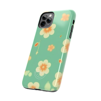 Vintage Coral flowers Tough Phone Cases