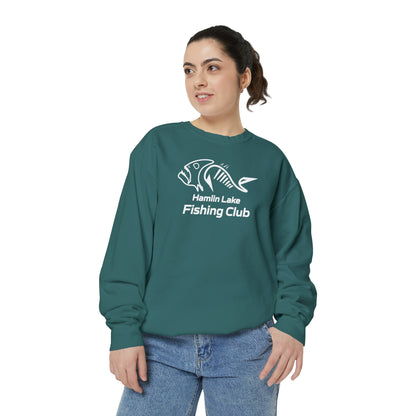 FCF Co. Hamlin Lake Fishing Club Unisex Garment-Dyed Sweatshirt