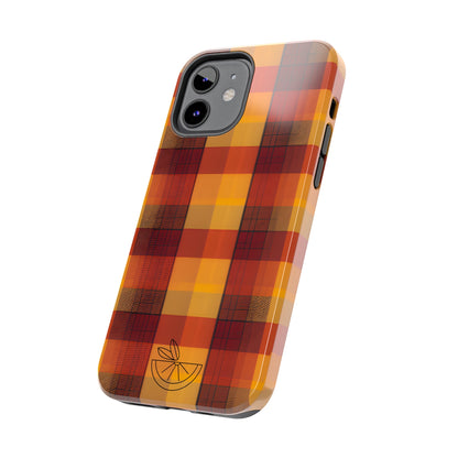 Vintage Fall Plaid HLC Tough Phone Cases