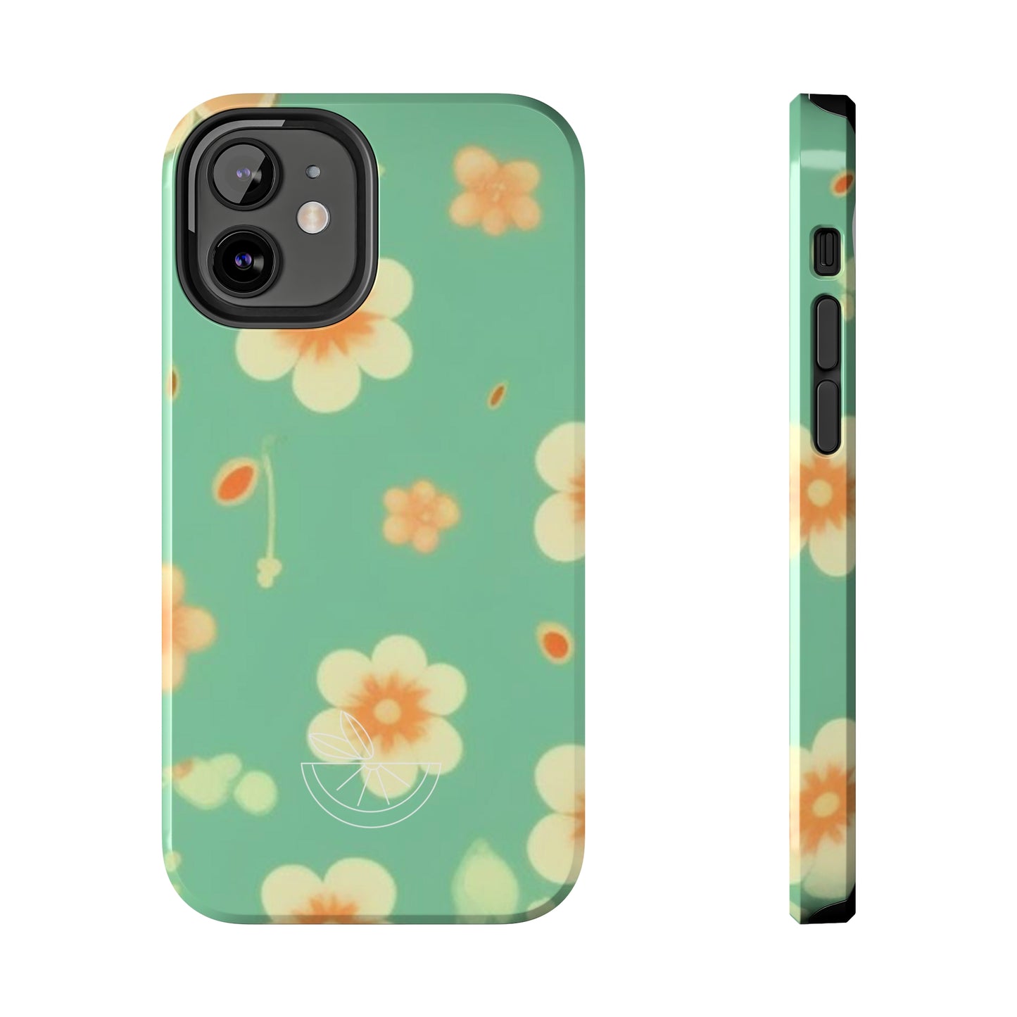 Vintage Coral flowers Tough Phone Cases