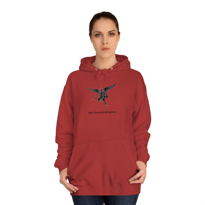 Archangel Saint Michael Wingman Unisex College Hoodie