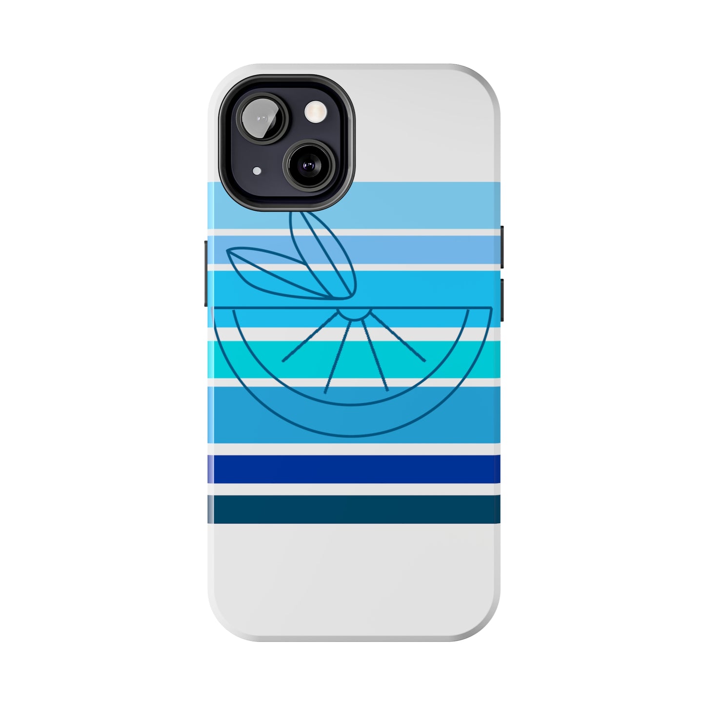 HLC Blue Stripes Tough Phone Cases