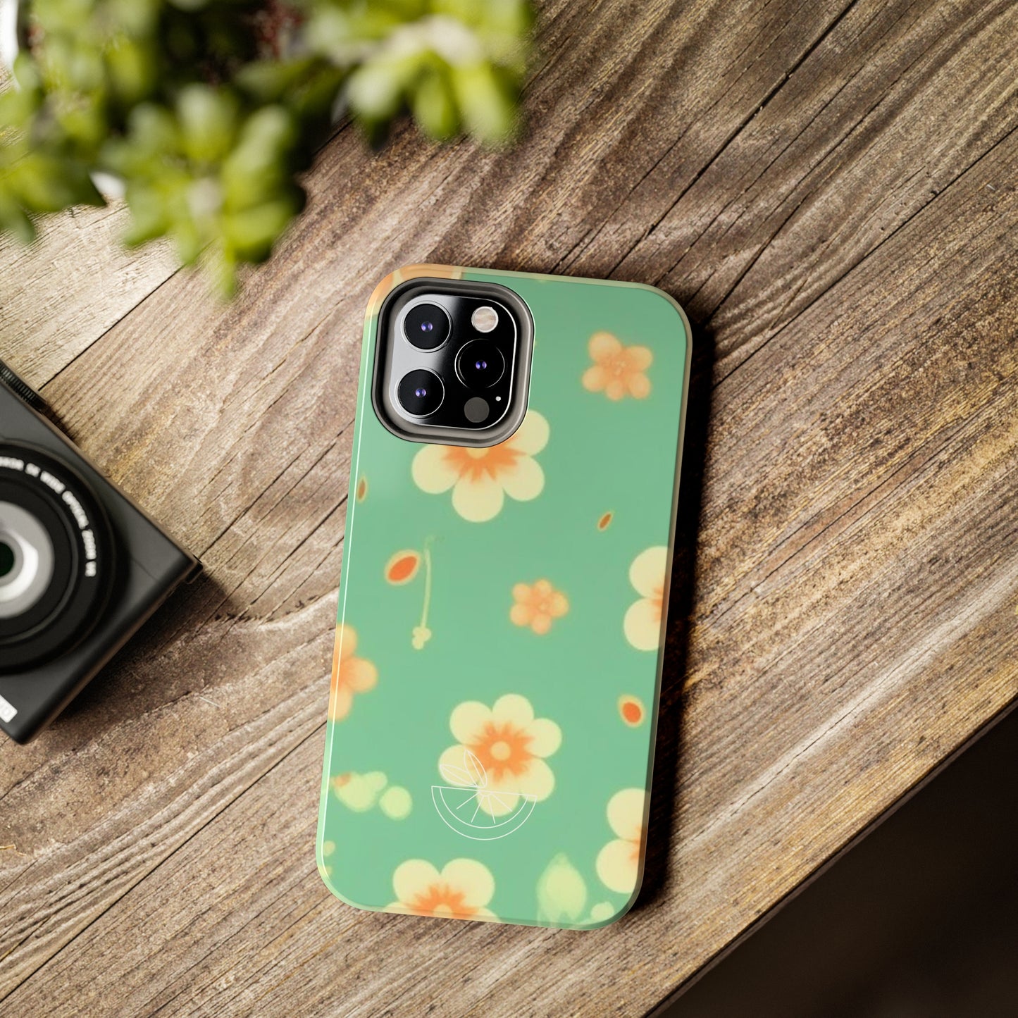 Vintage Coral flowers Tough Phone Cases