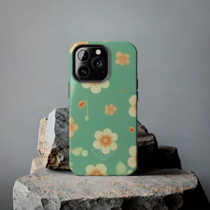 Vintage Coral flowers Tough Phone Cases