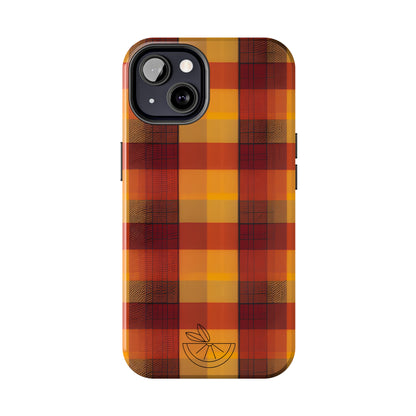 Vintage Fall Plaid HLC Tough Phone Cases