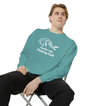 FCF Co. Hamlin Lake Fishing Club Unisex Garment-Dyed Sweatshirt