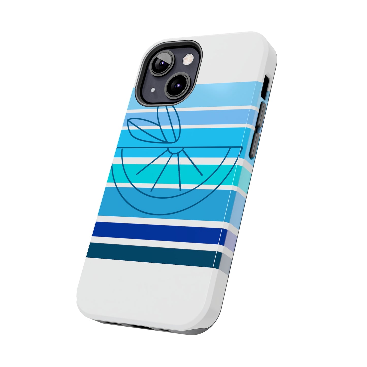 HLC Blue Stripes Tough Phone Cases