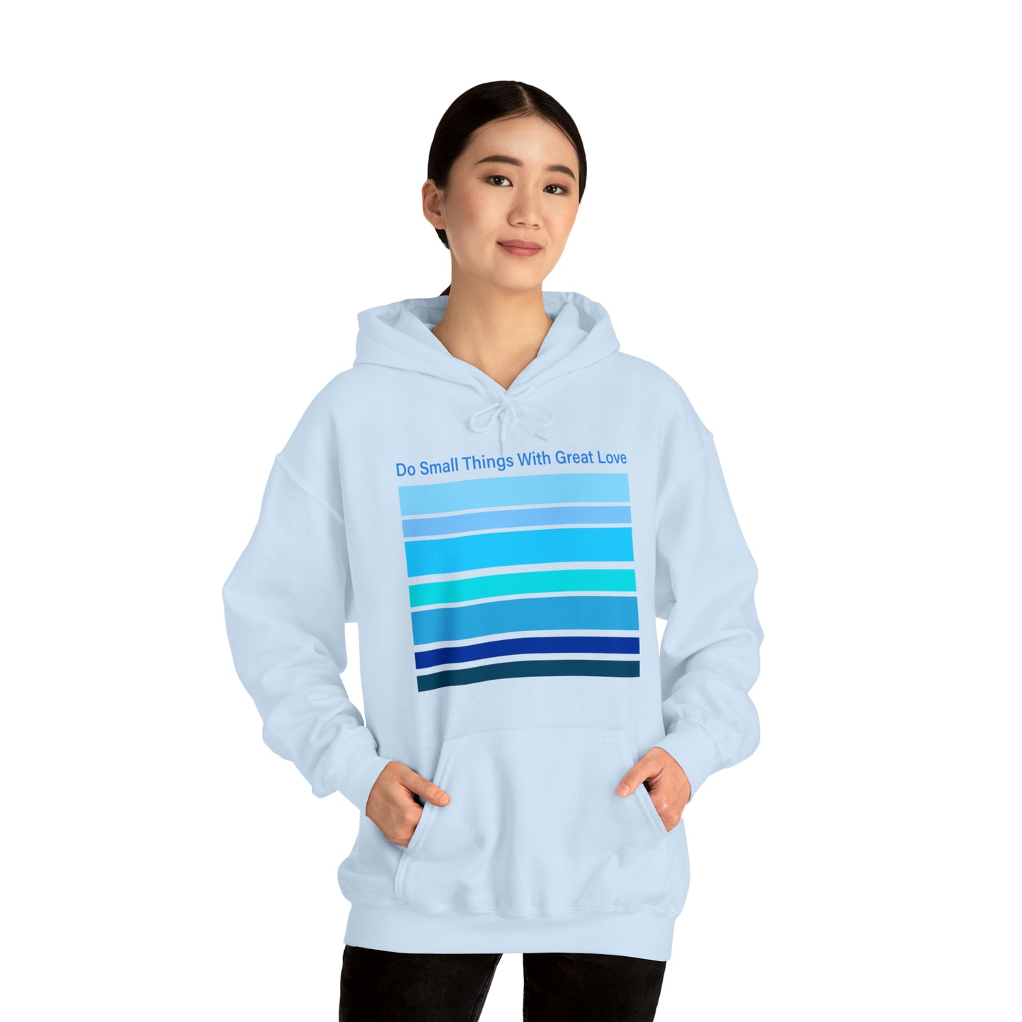 HLC Blue Stripes Unisex Heavy Blend™ Hooded Sweatshirt