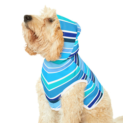 HLC Blue Stripes Pet Hoodie