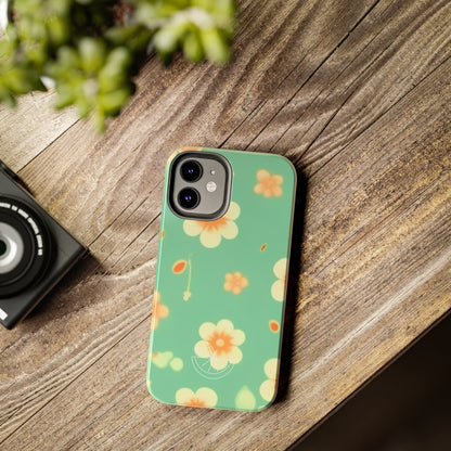 Vintage Coral flowers Tough Phone Cases