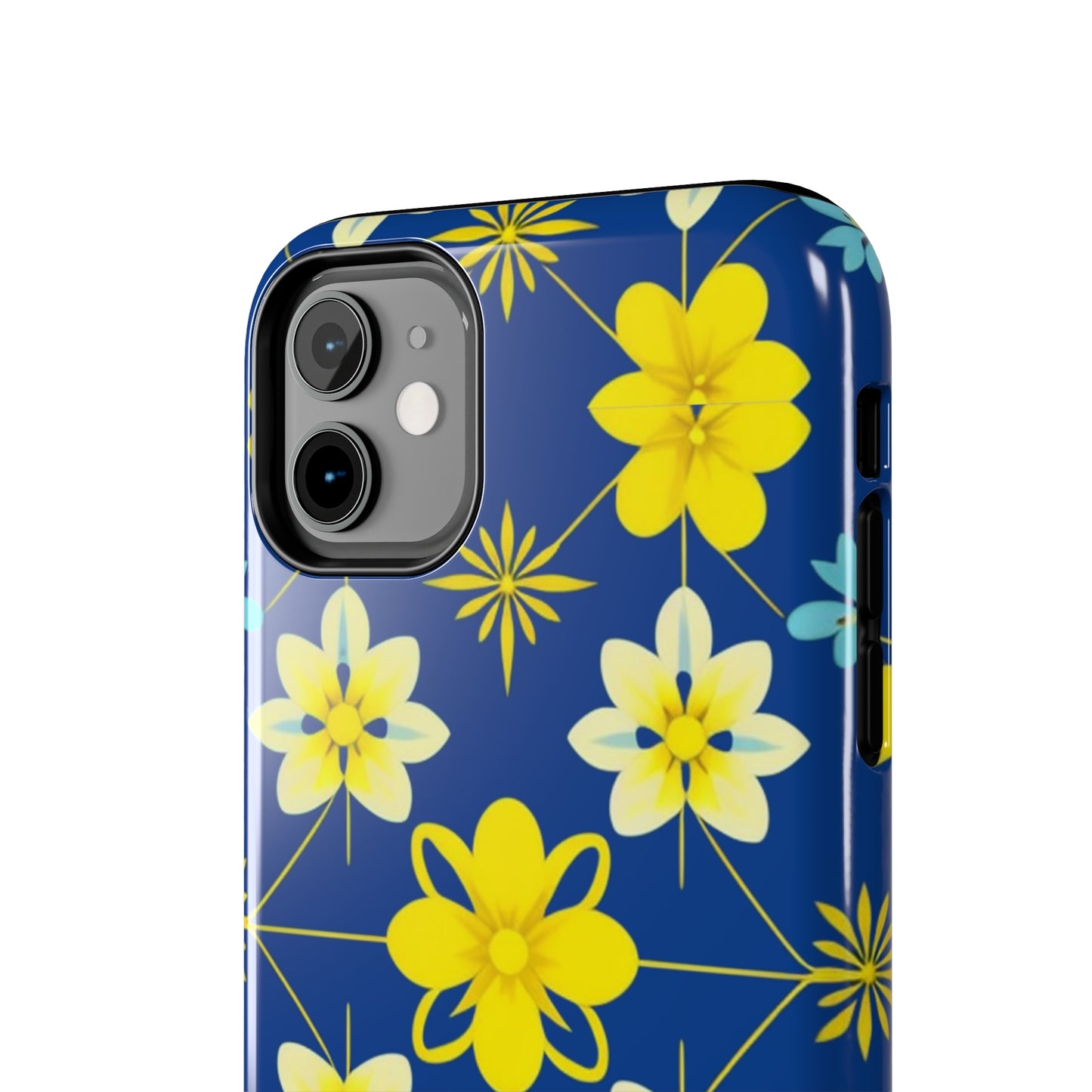 Vintage Yellow Flowers Tough Phone Cases