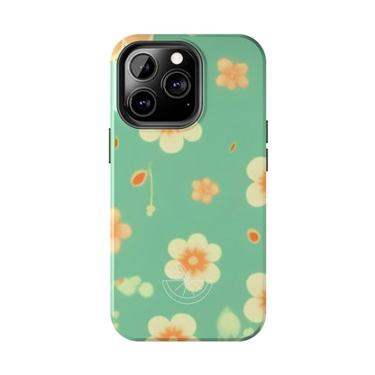 Vintage Coral flowers Tough Phone Cases