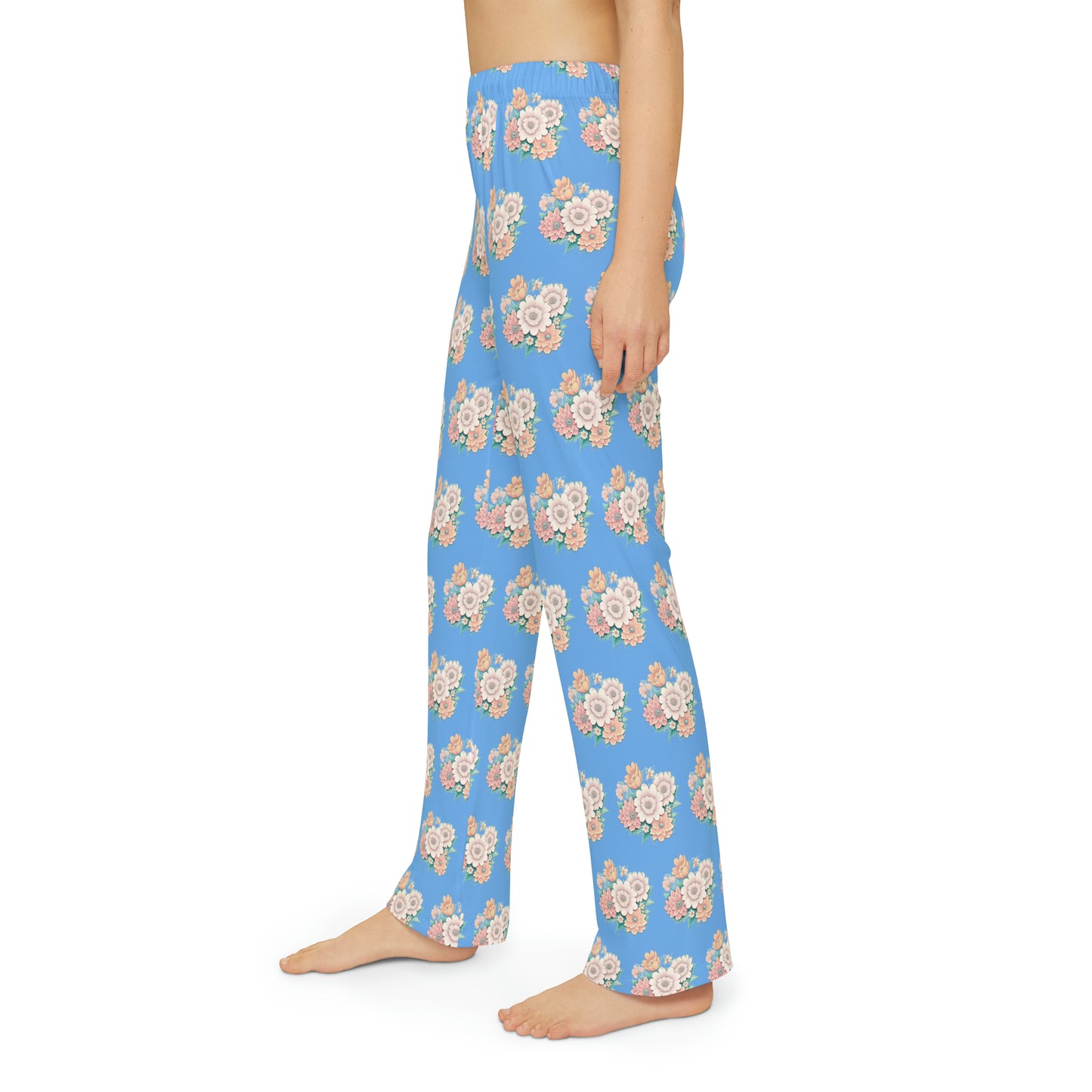 Hail Mary Flower Kids Pajama Pants (AOP)