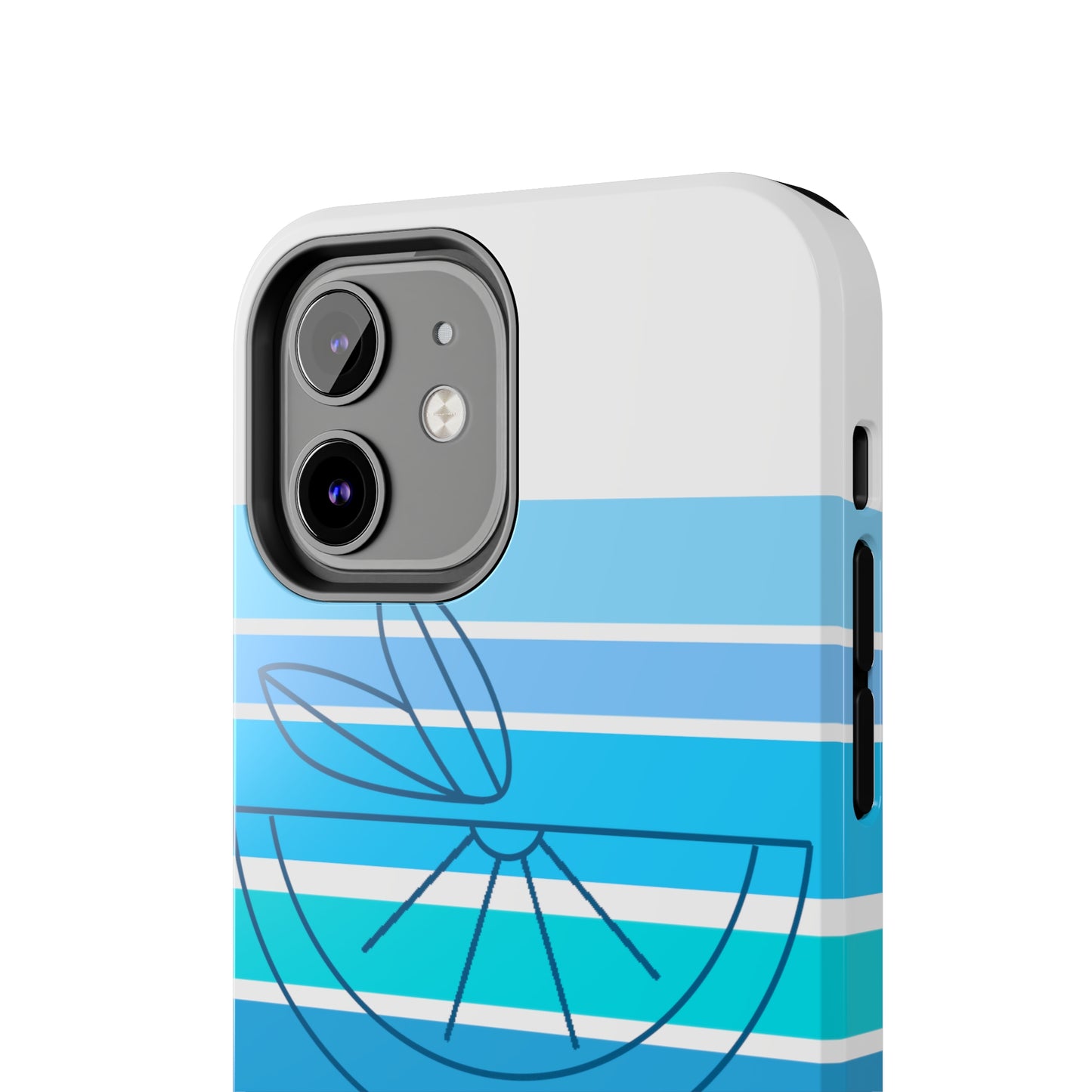 HLC Blue Stripes Tough Phone Cases