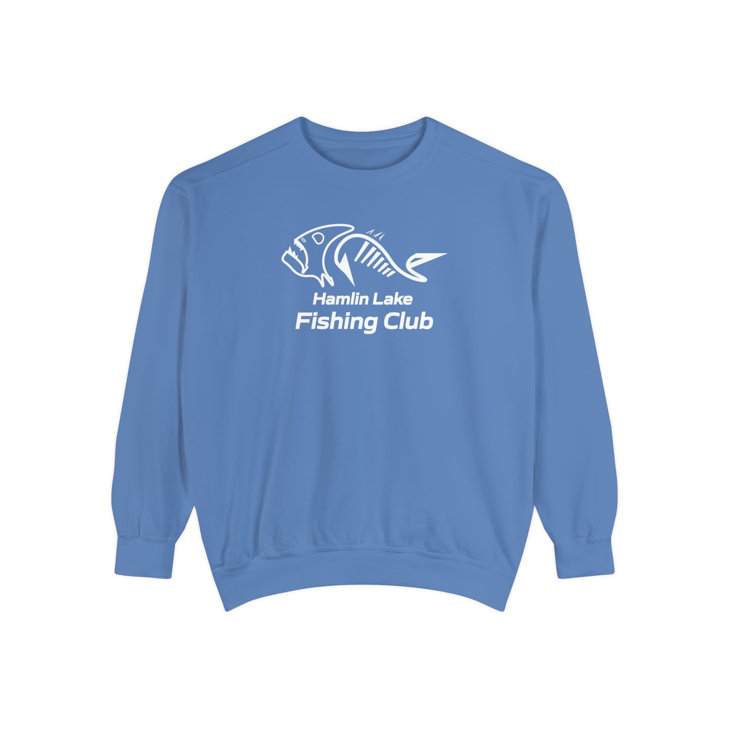 FCF Co. Hamlin Lake Fishing Club Unisex Garment-Dyed Sweatshirt