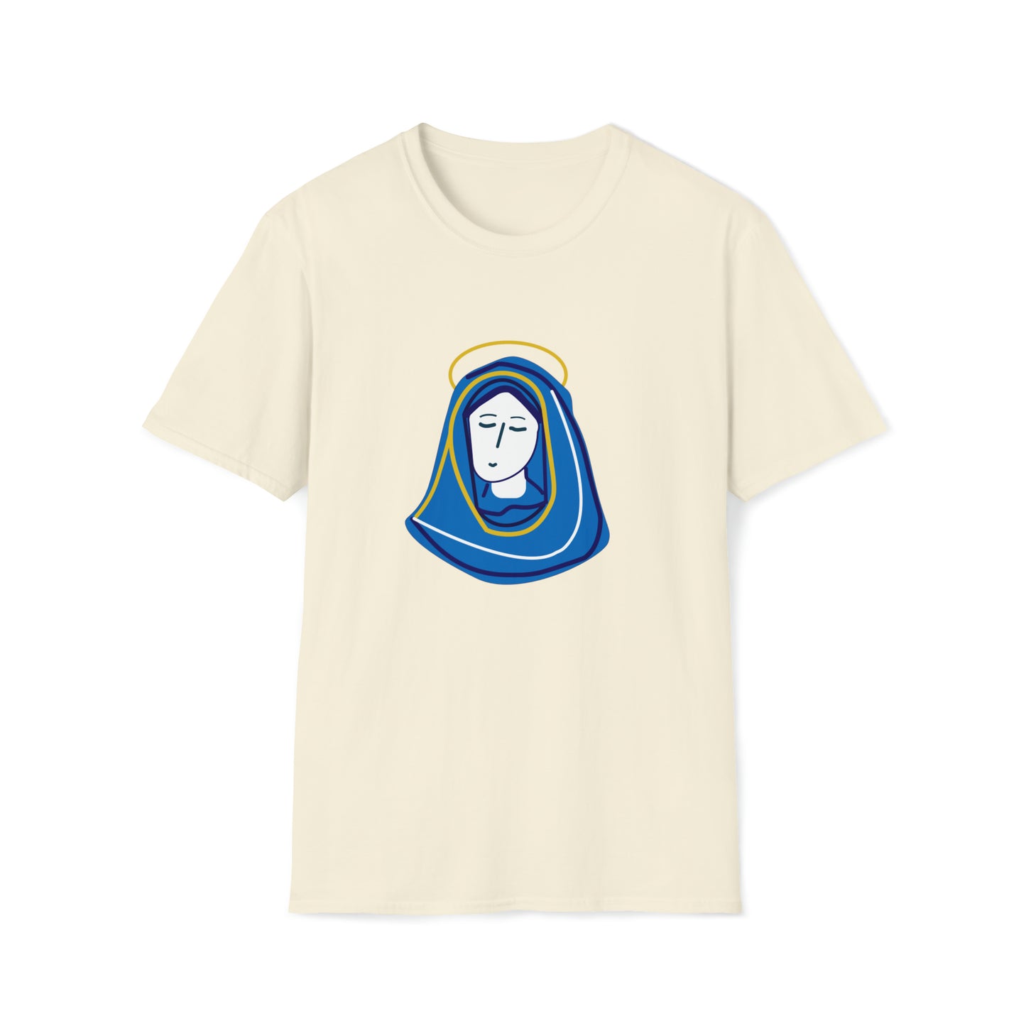 Hail Mary w/prayer Unisex Softstyle T-Shirt