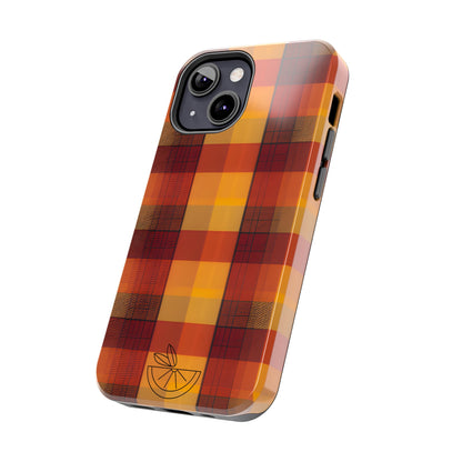 Vintage Fall Plaid HLC Tough Phone Cases