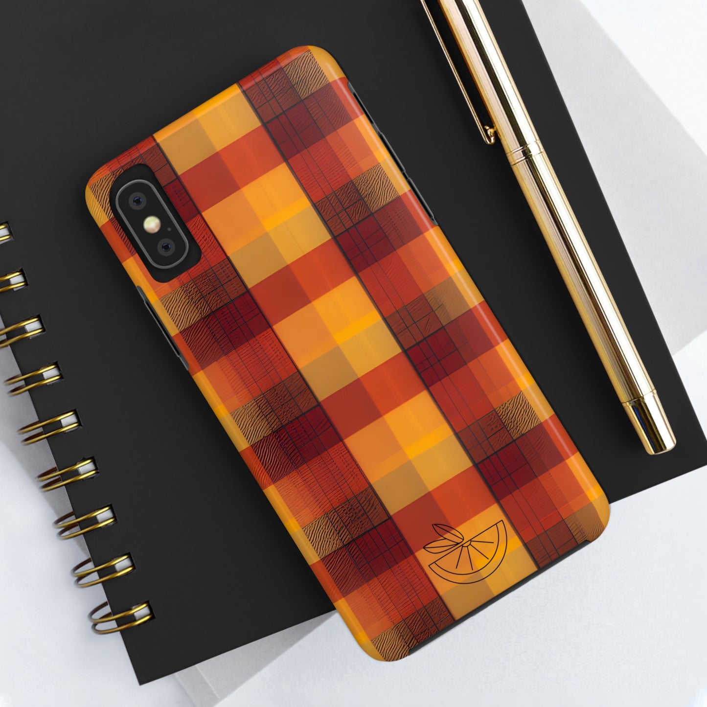 Vintage Fall Plaid HLC Tough Phone Cases