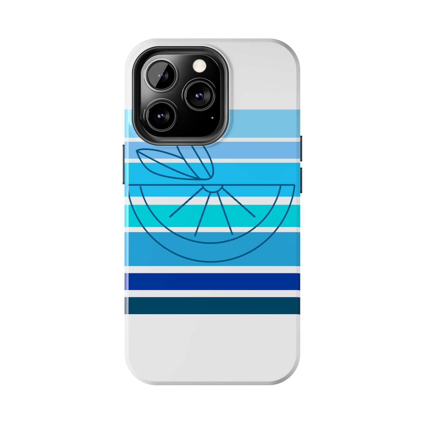 HLC Blue Stripes Tough Phone Cases