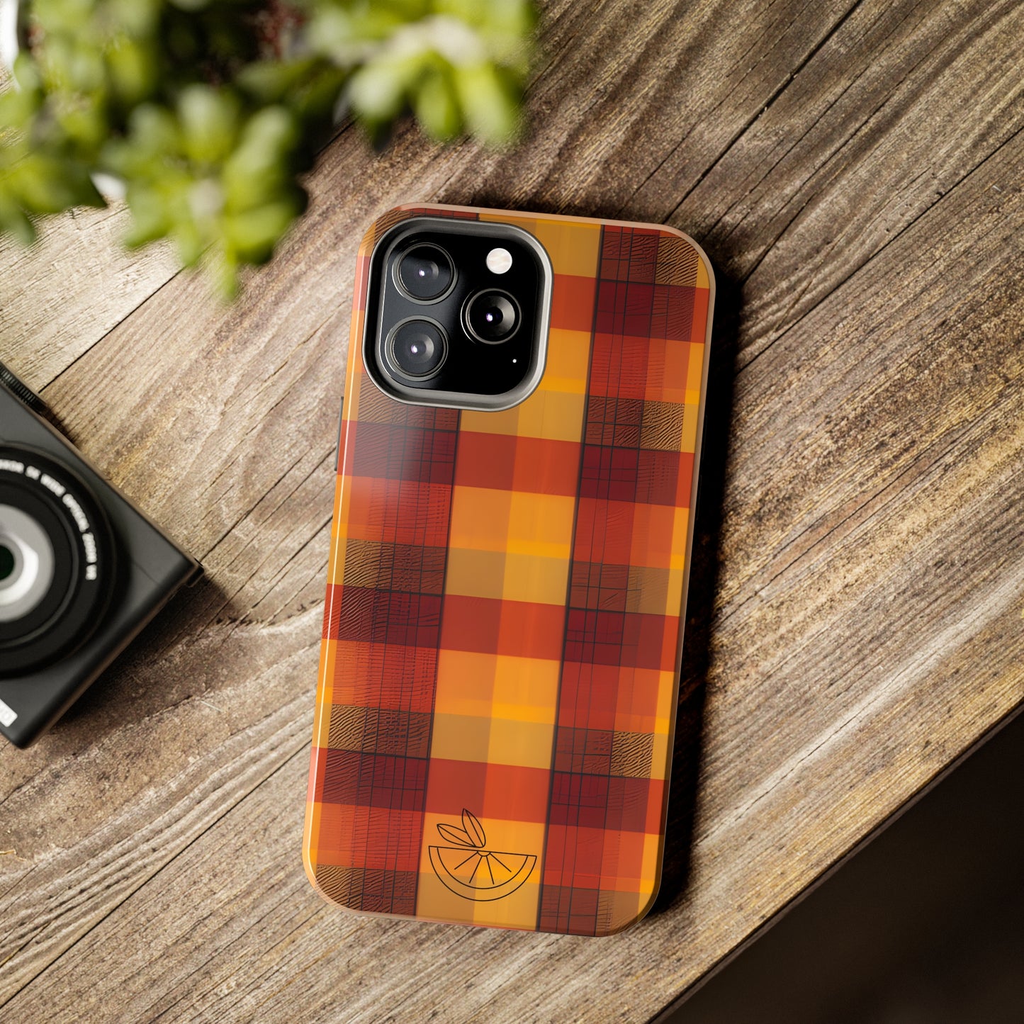 Vintage Fall Plaid HLC Tough Phone Cases