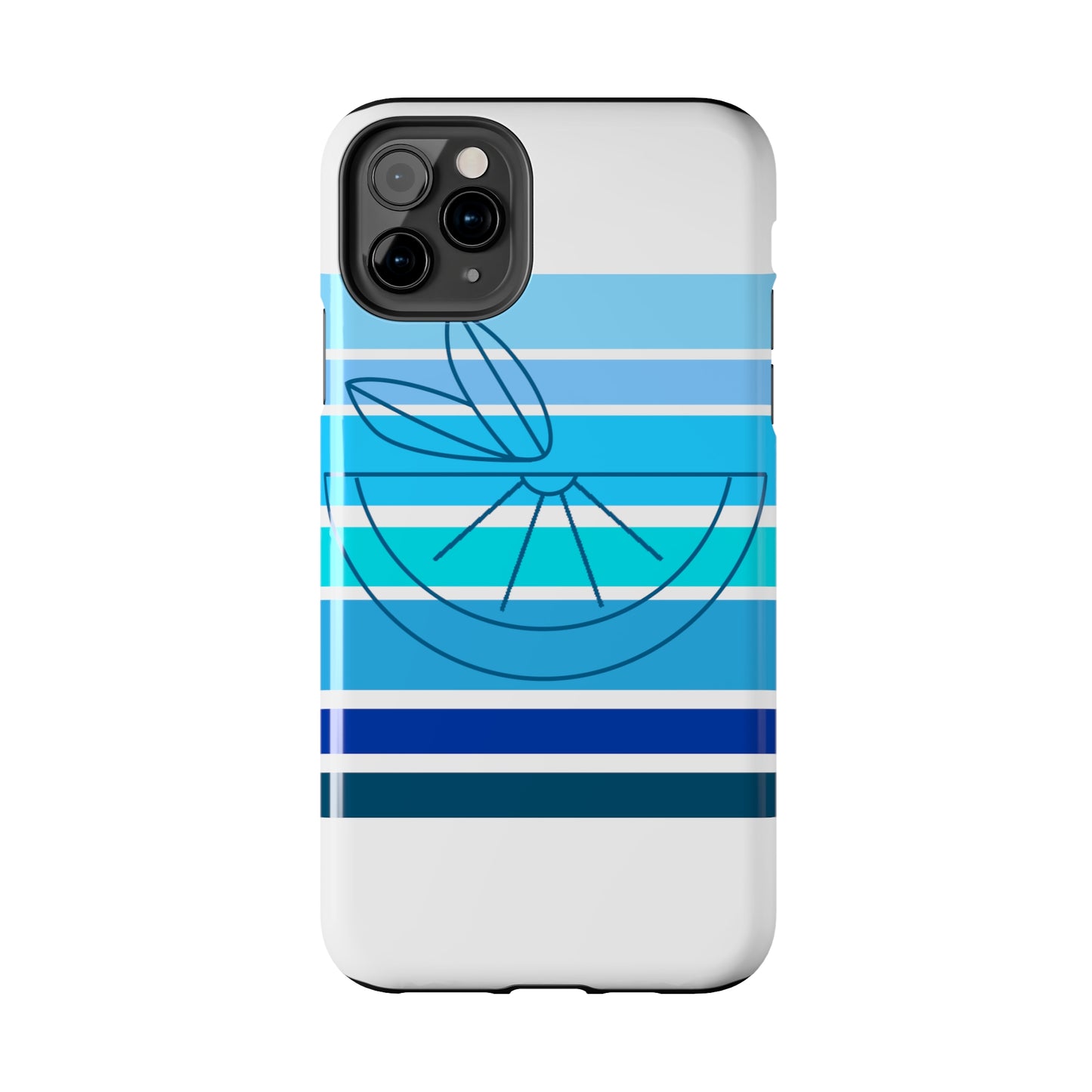 HLC Blue Stripes Tough Phone Cases