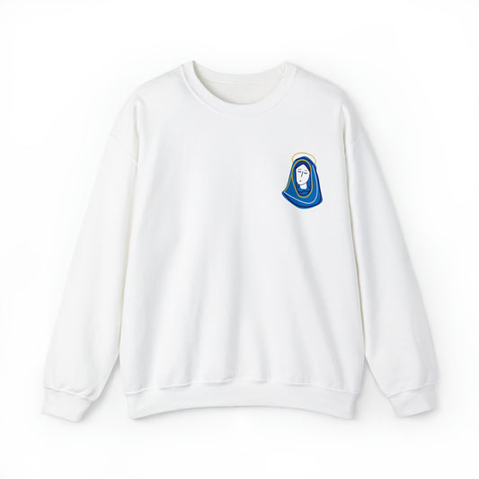 Hail Mary w/prayer Unisex Heavy Blend™ Crewneck Sweatshirt