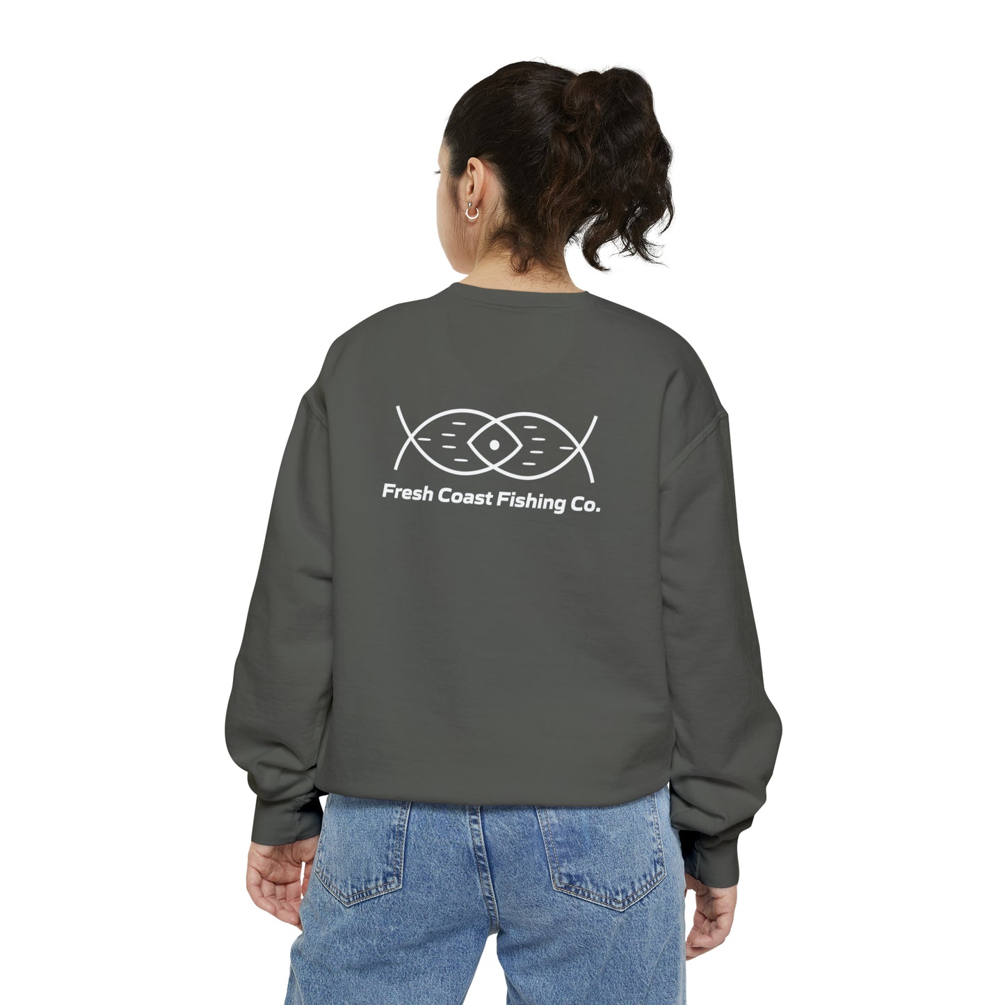 FCF Co. Hamlin Lake Fishing Club Unisex Garment-Dyed Sweatshirt