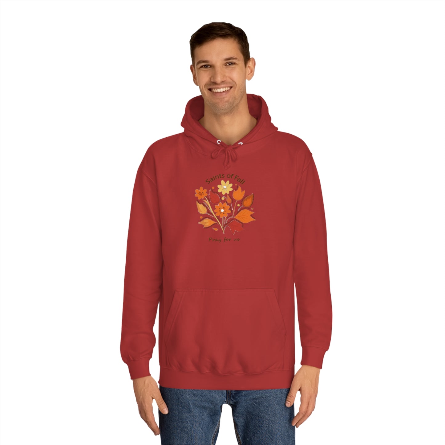 Saints of Fall  Unisex College Hoodie